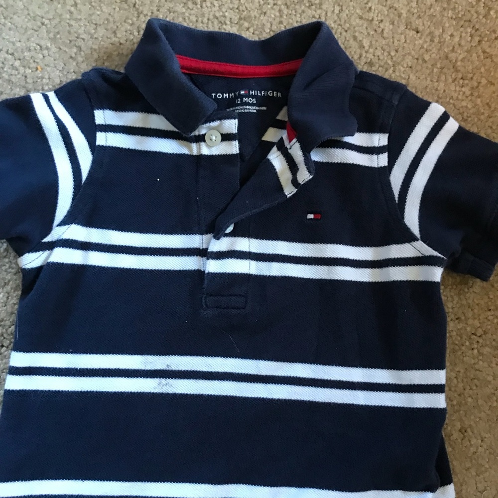 Tommy Hilfiger toddler polo shirt 12 mo